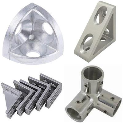 Investment casting of aluminum structure joins & connectors